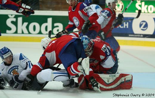 Photo hockey Championnats du monde - Championnats du monde - CM09 - J2 : Finlande et Tchéquie 5 partout !!