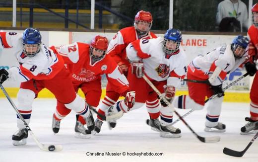 Photo hockey Championnats du monde - Championnats du monde - Mondial Féminin : Danemark vs Rep. Tchèque