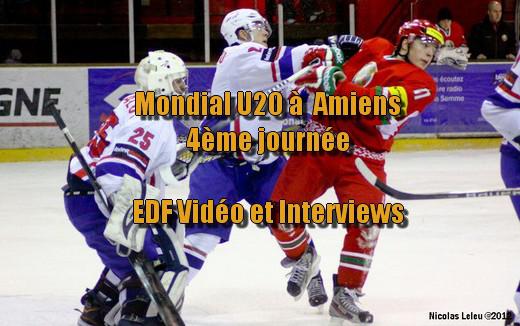 Photo hockey Championnats du monde - Championnats du monde - Mondial U20 - J4 - Retour vidéo sur l