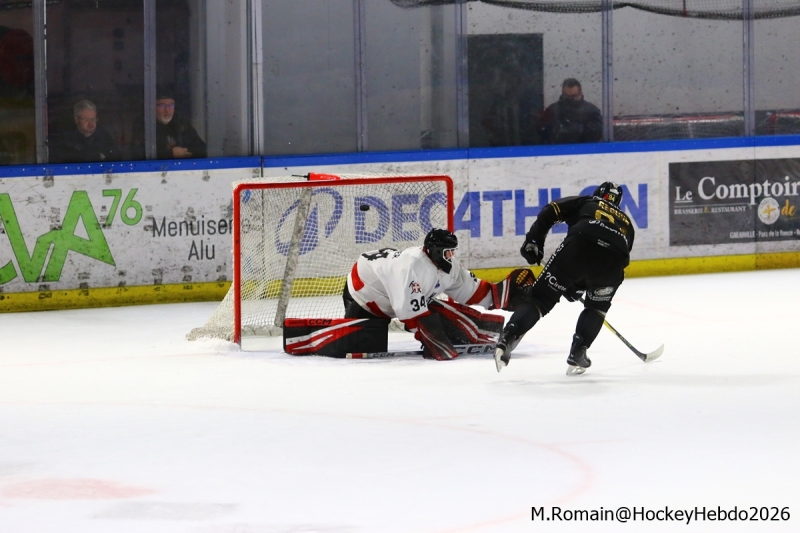 Photo hockey Coupe de France - Coupe de France - 1/2 Finale : Rouen vs Chamonix  - Rouen s’impose au bout du suspense !