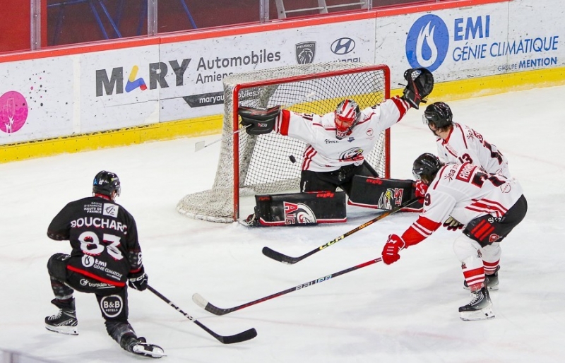 Photo hockey Coupe de France - Coupe de France - 1/4 de Finale : Amiens  vs Nice - Amiens se qualifie pour les 1/2 face à Nice