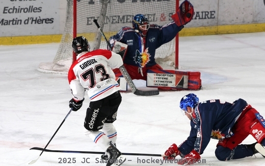Photo hockey Coupe de France - Coupe de France - 1/4 de Finale : Grenoble  vs Bordeaux - Grenoble en demi finale !
