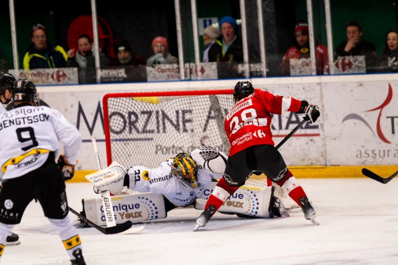 Photo hockey Coupe de France - Coupe de France - 1/4 de Finale : Morzine-Avoriaz vs Rouen - Sérieux Dragons face à Morzine !
