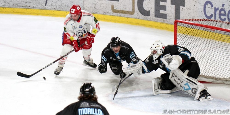Photo hockey Coupe de France - Coupe de France - 1/8 Finale : Grenoble  vs Marseille - Grenoble passe en quart face à Marseille.
