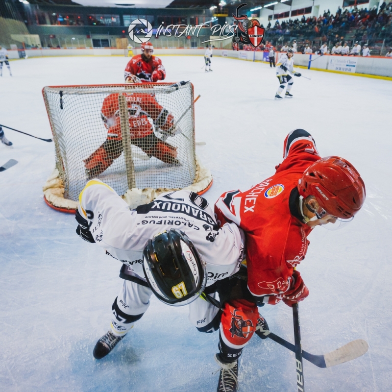 Photo hockey Coupe de France - Coupe de France - 1er Tour : Annecy vs Roanne - Ascenseur émotionnel gagnant pour Annecy