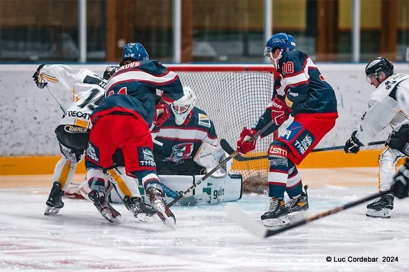 Photo hockey Coupe de France - Coupe de France - 1er tour : Luxembourg vs Roanne - Roanne se qualifie à Luxembourg