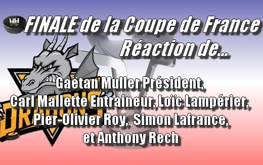 Photo hockey Coupe de France - Coupe de France - CDF - Réactions Rouennaises d