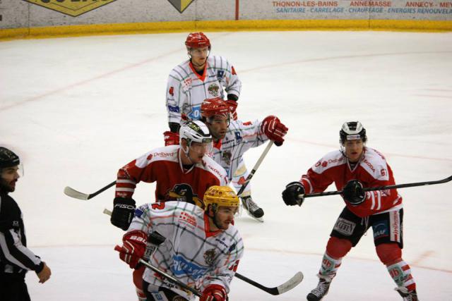 Photo hockey Coupe de France - Coupe de France 1/16èmes de finale : Morzine-Avoriaz vs Mont-Blanc - Des Pingouins laborieux
