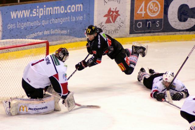 Photo hockey Coupe de France - Coupe de France 1/4 : Amiens  vs Briançon  - Les Diables ont vu rouge