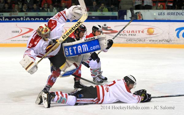Photo hockey Coupe de France - Coupe de France 1/8èmes de finale : Grenoble  vs Morzine-Avoriaz - Sans trembler