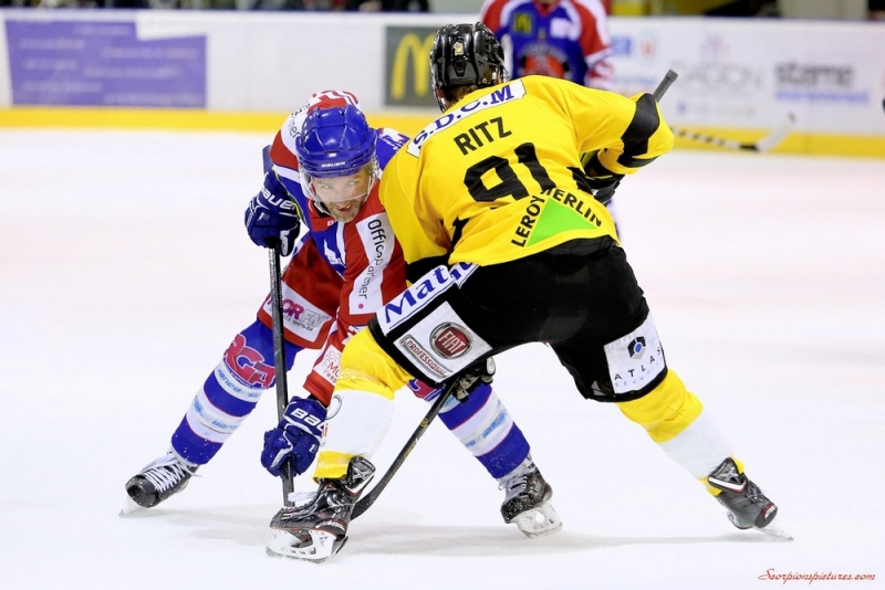 Photo hockey Coupe de France - Coupe de France 1/8èmes de finale : Mulhouse vs Rouen - Mulhouse coriace face aux Dragons 