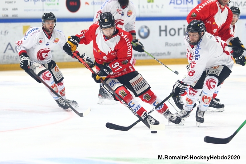 Photo hockey Coupe de France - Coupe de France 16ème de Finale : Rouen vs Amiens  - CDF : Les Dragons éliminés dès leur 1er tour !