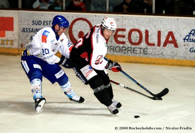 Photo hockey Coupe de la Ligue ARCHIVES - CDL 1/4 - Aller : Briançon  vs Dijon  - Briançon prend une option pour les demies