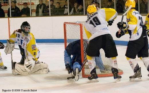Photo hockey Coupe de la Ligue ARCHIVES - Coupe de la Ligue  : 1/4 - Retour : Angers  vs Strasbourg  - Un match joué d