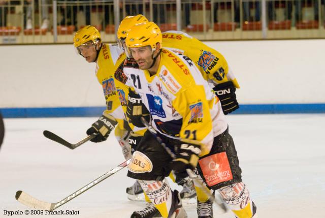 Photo hockey Coupe de la Ligue ARCHIVES - Coupe de la Ligue  : 1/4 - Retour : Angers  vs Strasbourg  - Un match joué d