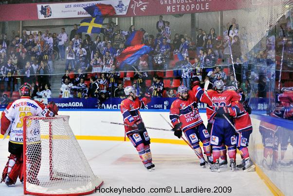 Photo hockey Coupe de la Ligue ARCHIVES - Coupe de la Ligue  : 1/8 2ème journée : Grenoble  vs Morzine-Avoriaz - Victoire grenobloise