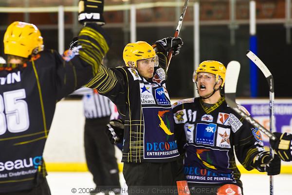 Photo hockey Coupe de la Ligue ARCHIVES - Coupe de la Ligue  : 1/8 5ème journée : Strasbourg  vs Epinal  - Strasbourg se rassure