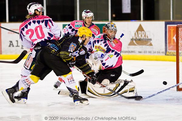 Photo hockey Coupe de la Ligue ARCHIVES - Coupe de la Ligue  : 1/8 5ème journée : Strasbourg  vs Epinal  - Strasbourg se rassure