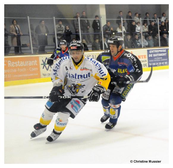 Photo hockey Coupe de la Ligue ARCHIVES - Coupe de la Ligue  : 1/8 6ème journée : Caen  vs Rouen - Reportage photos