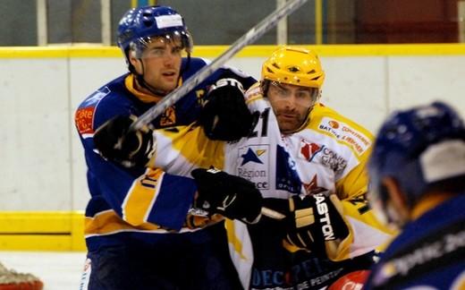 Photo hockey Coupe de la Ligue ARCHIVES - Coupe de la Ligue  : 1/8 6ème journée : Dijon  vs Strasbourg  - Strasbourg assure