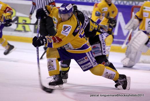 Photo hockey Coupe de la Ligue ARCHIVES - Coupe de la Ligue : 1/4, aller : Rouen vs Dijon  - Les Dragons égratignent les Ducs 