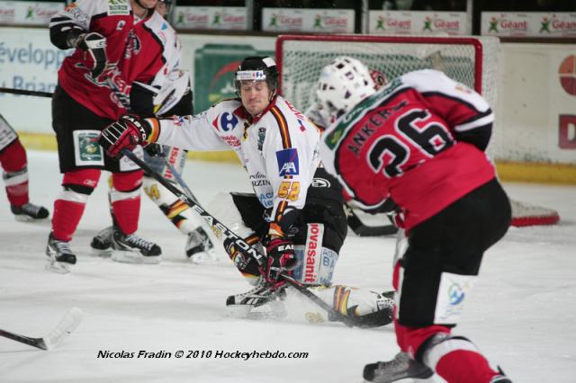 Photo hockey Coupe de la Ligue ARCHIVES - Coupe de la Ligue : 1/4 aller : Briançon  vs Morzine-Avoriaz - Morzine prend l