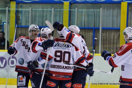 Photo hockey Coupe de la Ligue ARCHIVES - Coupe de la Ligue : 1/4 retour  : Dijon  vs Grenoble  - CDL : Grenoble passe - Dijon trépasse