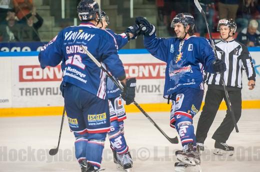 Photo hockey Coupe de la Ligue ARCHIVES - Coupe de la Ligue : 1/8 ème, 1ère journée : Grenoble  vs Briançon  - Grenoble s