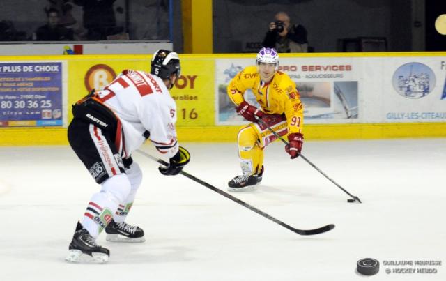 Photo hockey Coupe de la Ligue ARCHIVES - Coupe de la Ligue : 1/8 ème, 2ème journée : Dijon  vs Morzine-Avoriaz - CDL : Dijon repart au quart de tour.
