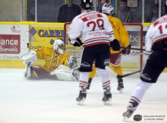 Photo hockey Coupe de la Ligue ARCHIVES - Coupe de la Ligue : 1/8 ème, 2ème journée : Dijon  vs Morzine-Avoriaz - CDL : Dijon repart au quart de tour.