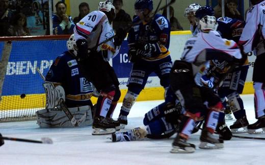Photo hockey Coupe de la Ligue ARCHIVES - Coupe de la Ligue : 1/8ème, 1ère journée : Dijon  vs Epinal  - Dijon manque son entrée