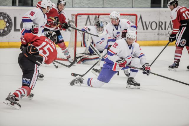 Photo hockey Coupe de la Ligue ARCHIVES - Coupe de la Ligue : 1/8ème, 1ère journée : Morzine-Avoriaz vs France U20 - Les Pingouins au bout du suspense
