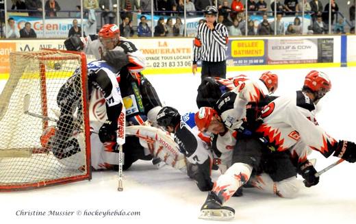 Photo hockey Coupe de la Ligue ARCHIVES - Coupe de la Ligue : 1/8ème, 2ème journée : Caen  vs Neuilly/Marne - Reportage photos
