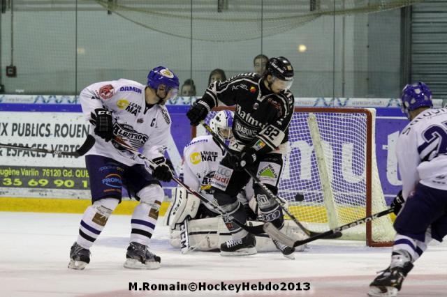 Photo hockey Coupe de la Ligue ARCHIVES - Coupe de la Ligue : 1/8ème, 3ème  journée : Rouen vs Brest  - Rouen en mode alternatif