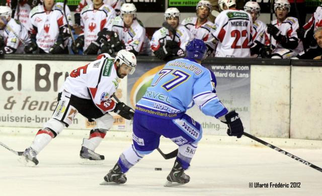 Photo hockey Coupe de la Ligue ARCHIVES - Coupe de la Ligue : 1/8ème, 3ème journée  : Villard-de-Lans vs Briançon  - Villard dit au revoir à la Coupe