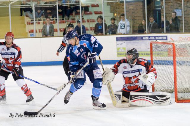 Photo hockey Coupe de la Ligue ARCHIVES - Coupe de la Ligue : 1/8ème, 4ème journée : Angers  vs Neuilly/Marne - Les Bisons gardent espoir