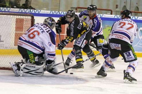 Photo hockey Coupe de la Ligue ARCHIVES - Coupe de la Ligue : 1/8ème, 4ème journée : Rouen vs Caen  - Un air de déjà vu