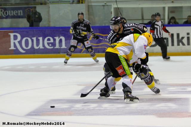 Photo hockey Coupe de la Ligue ARCHIVES - Coupe de la Ligue : 1/8ème, 4ème journée : Rouen vs Strasbourg  - CDL : Rouen dans la douleur