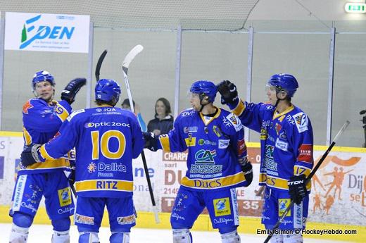 Photo hockey Coupe de la Ligue ARCHIVES - Coupe de la Ligue : 1/8ème, 5ème  journée : Dijon  vs Chamonix  - Une victoire pour une place en quart.