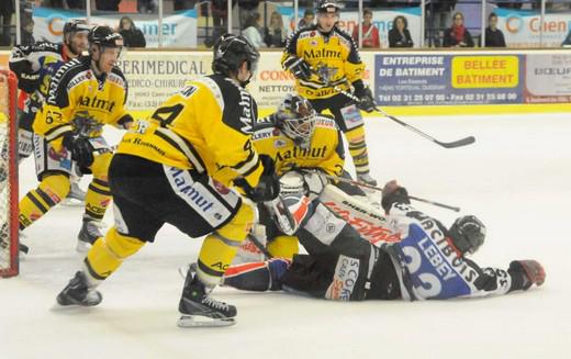 Photo hockey Coupe de la Ligue ARCHIVES - Coupe de la Ligue : 1/8ème, 5ème journée : Caen  vs Rouen - Reportage photos