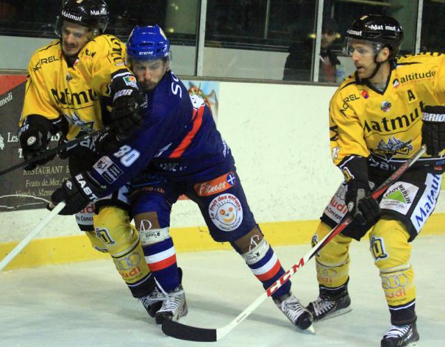 Photo hockey Coupe de la Ligue ARCHIVES - Coupe de la Ligue : 1/8ème, 6ème  journée : Brest  vs Rouen - Brest craque dans les derniers instants