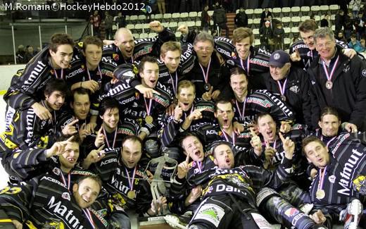 Photo hockey Coupe de la Ligue ARCHIVES - Coupe de la Ligue : finale  : Angers  vs Rouen - Les Dragons fidèles au rendez vous