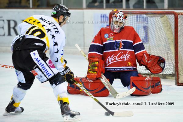 Photo hockey Coupe de la Ligue ARCHIVES - Coupe de la Ligue : Finale : Grenoble  vs Rouen - Rouen avec maîtrise!!!