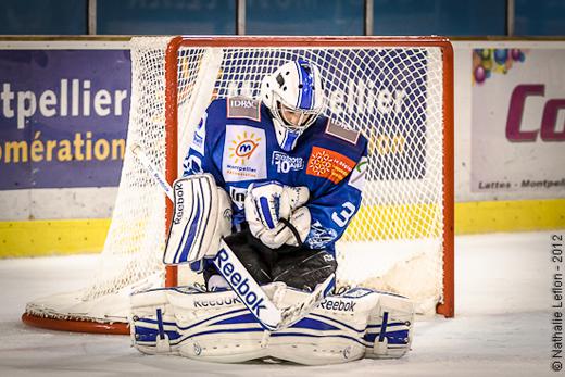 Photo hockey Division 1 - D1 : 10ème journée : Montpellier  vs Amnéville - Blanchissage de Dupont