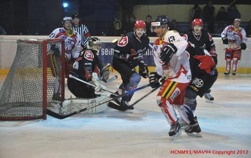 Photo hockey Division 1 - D1 : 10ème journée : Neuilly/Marne vs Nice - Neuilly fait tomber le leader