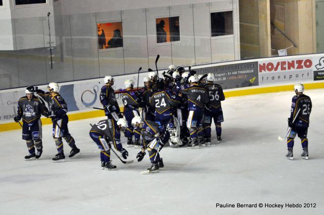 Photo hockey Division 1 - D1 : 10ème journée : Reims vs Brest  - Un match à suspense