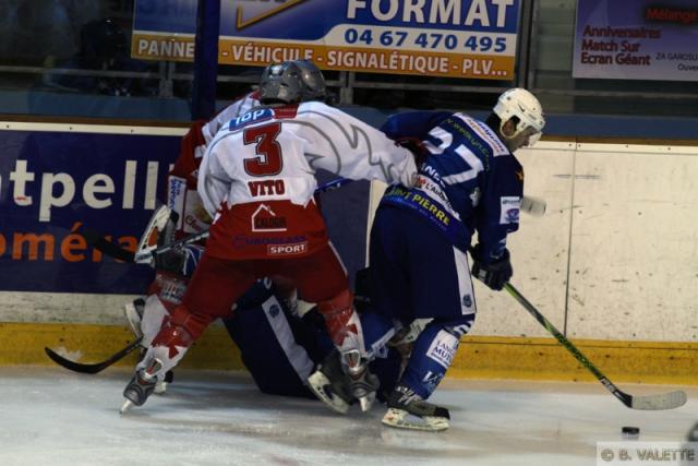 Photo hockey Division 1 - D1 : 12ème journée : Montpellier  vs Annecy - Les Vipers se font peur encore une fois!