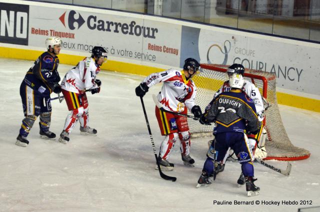 Photo hockey Division 1 - D1 : 12ème journée : Reims vs Nice - Cinq sur cinq pour les Phénix