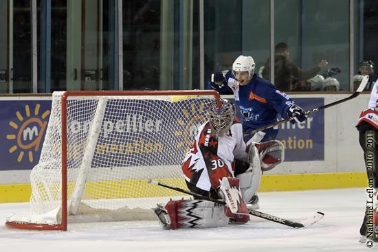 Photo hockey Division 1 - D1 : 14ème journée : Montpellier  vs Neuilly/Marne - Le holp-up parfait