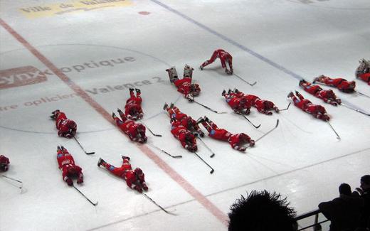 Photo hockey Division 1 - D1 : 15ème journée : Valence vs Annecy - Les Lynx débutent bien l’année